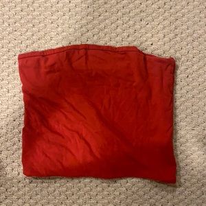 Red tube top Brandy Melville, one size fits all